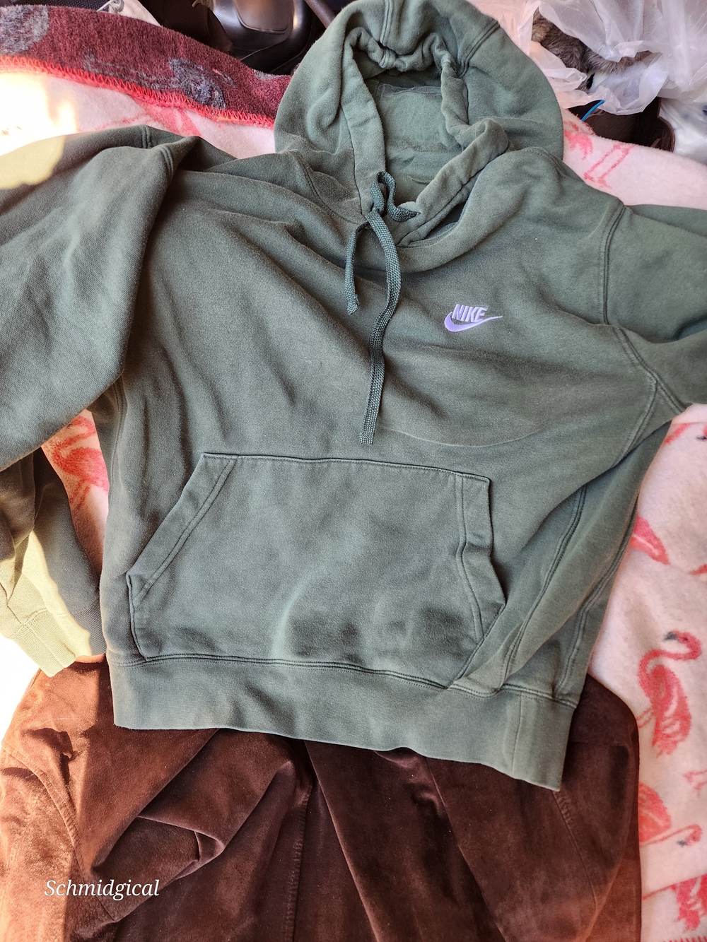 Nike Galactic Jade Hoodie with White Swoosh Tag Heavier